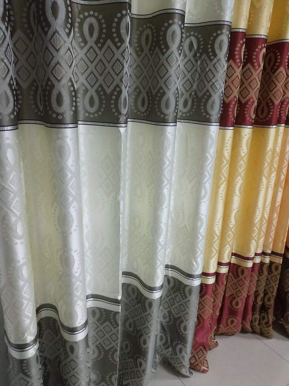 2.8m Width, Jacquard Curtain Fabric, 178gsm 500g/m factory