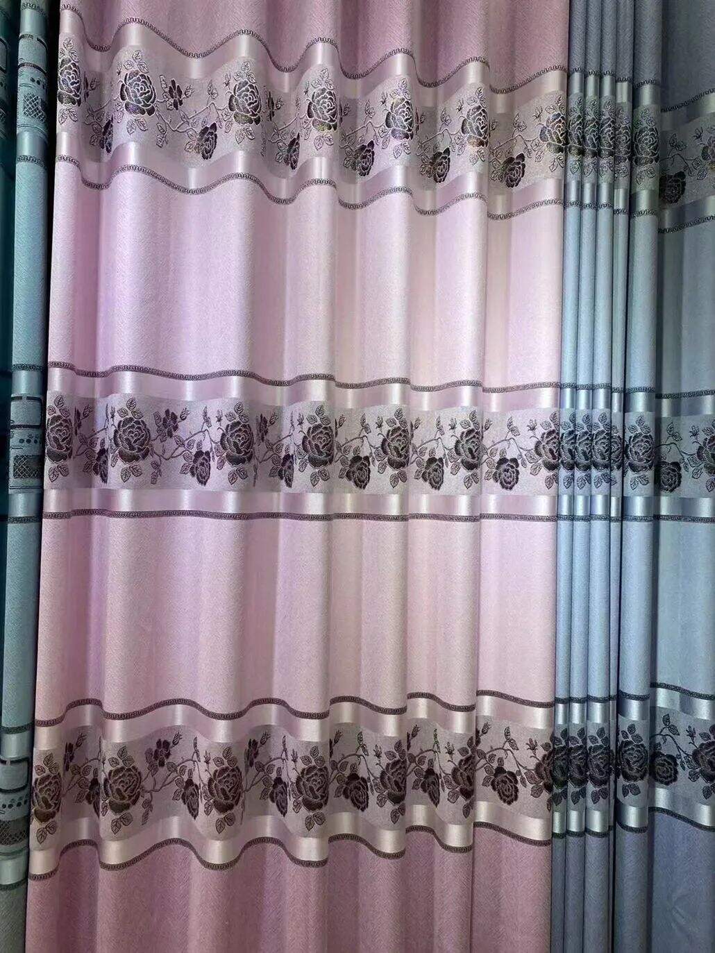 Foulola News: Cheap Jacquard Curtain Fabric, Widht 2.8m factory
