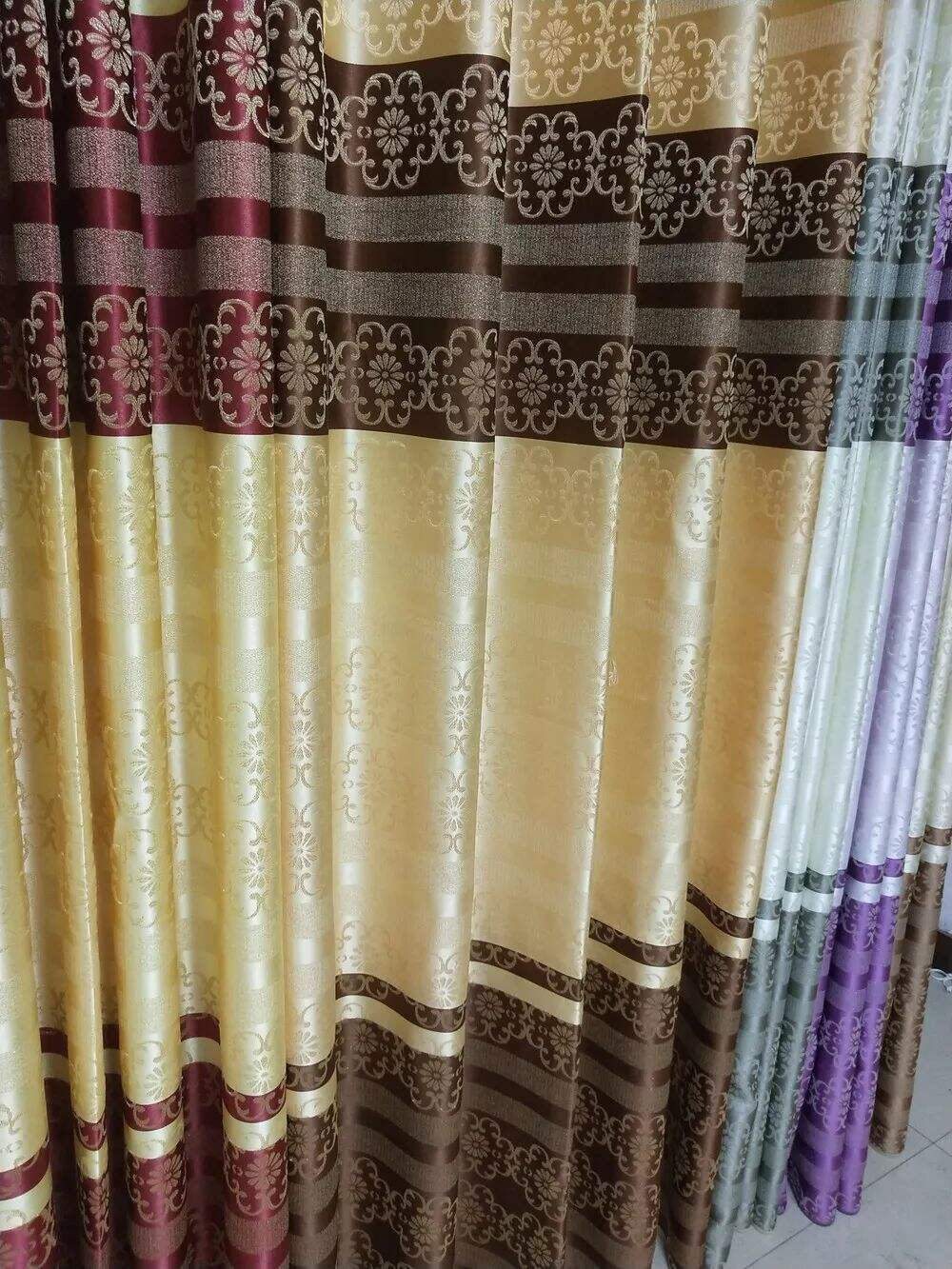 2.8m Width, Jacquard Curtain Fabric, 178gsm 500g/m manufacture