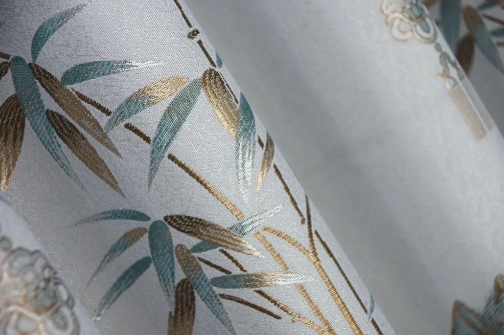 Foulola News:2.8/3.2m Width Jacquard Blackout Curtain 2201Series details