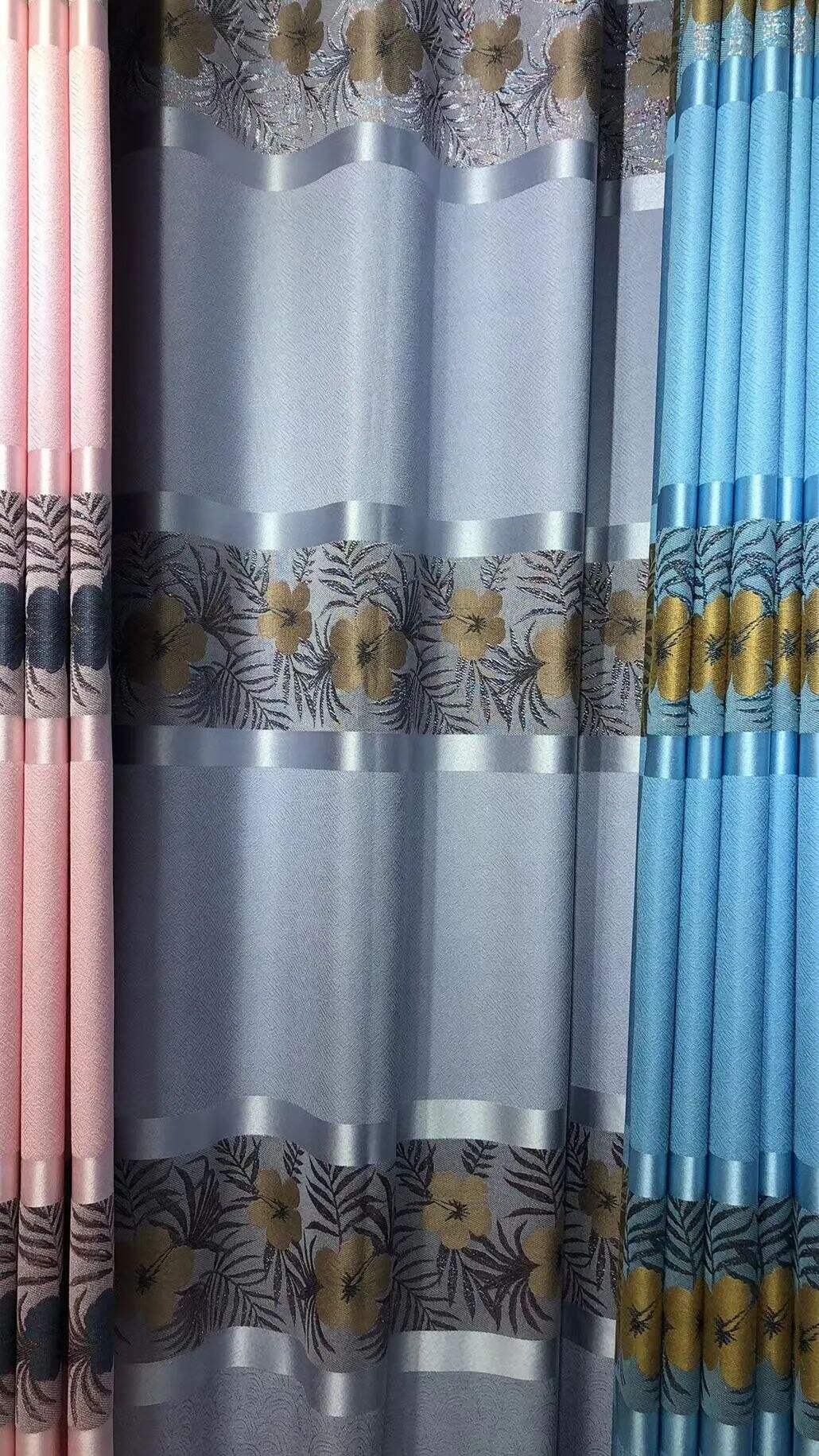 Foulola News: Cheap Jacquard Curtain Fabric, Widht 2.8m details