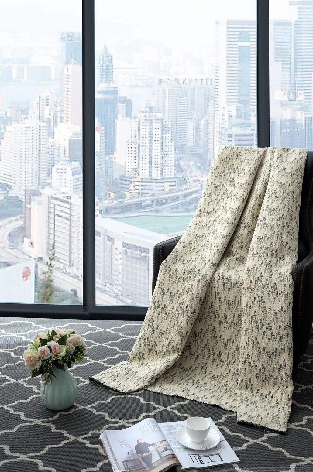 Foulola News：Jacquard Velvet Sofa Fabric,Velvet- 03 manufacture