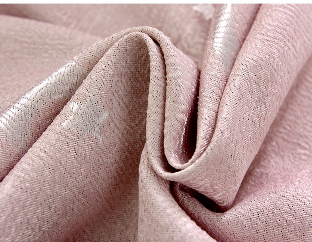 Foulola: Linen Style Polyester Brushed Jacquard Curtain supplier