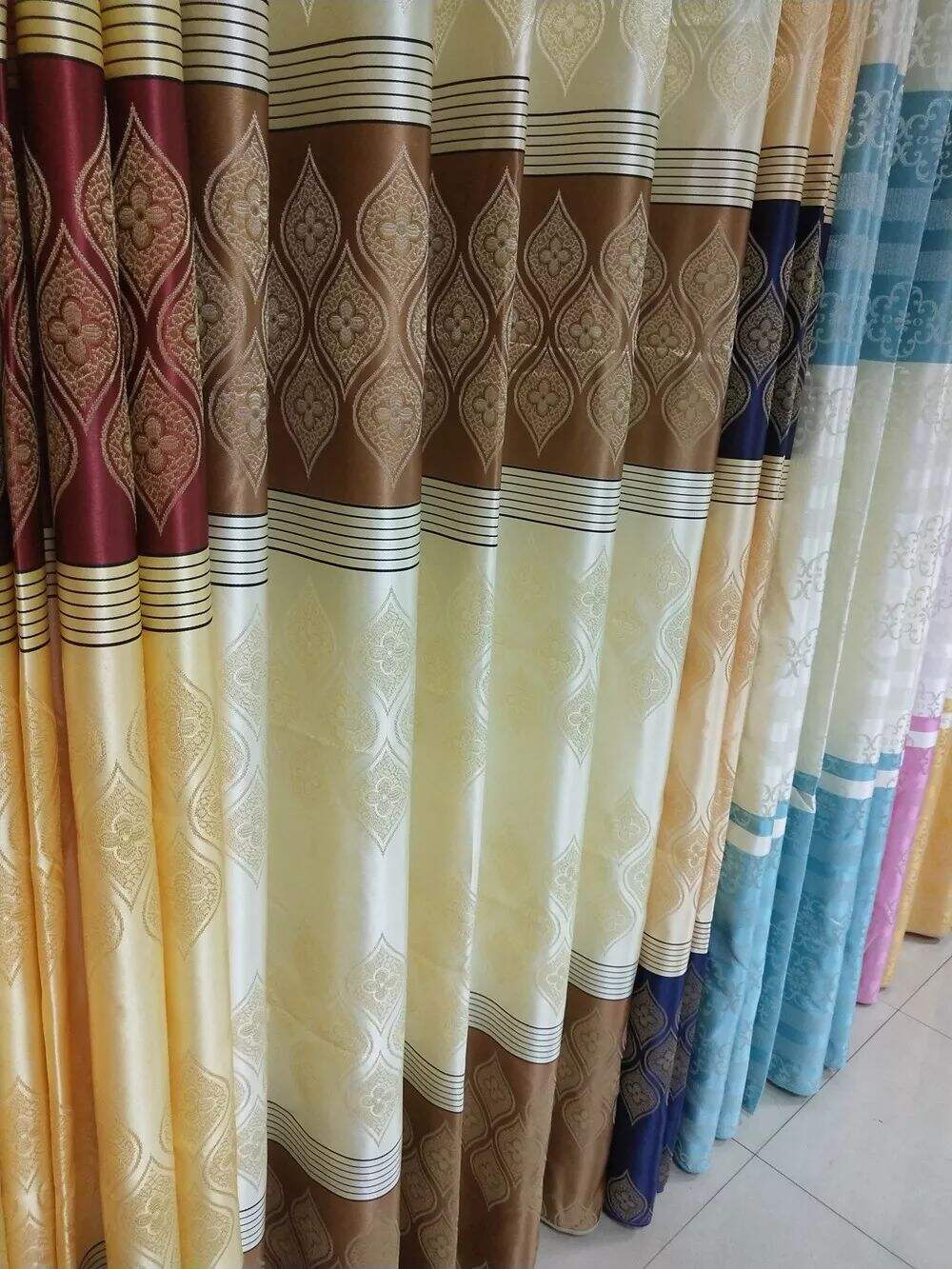 2.8m Width, Jacquard Curtain Fabric, 178gsm 500g/m factory