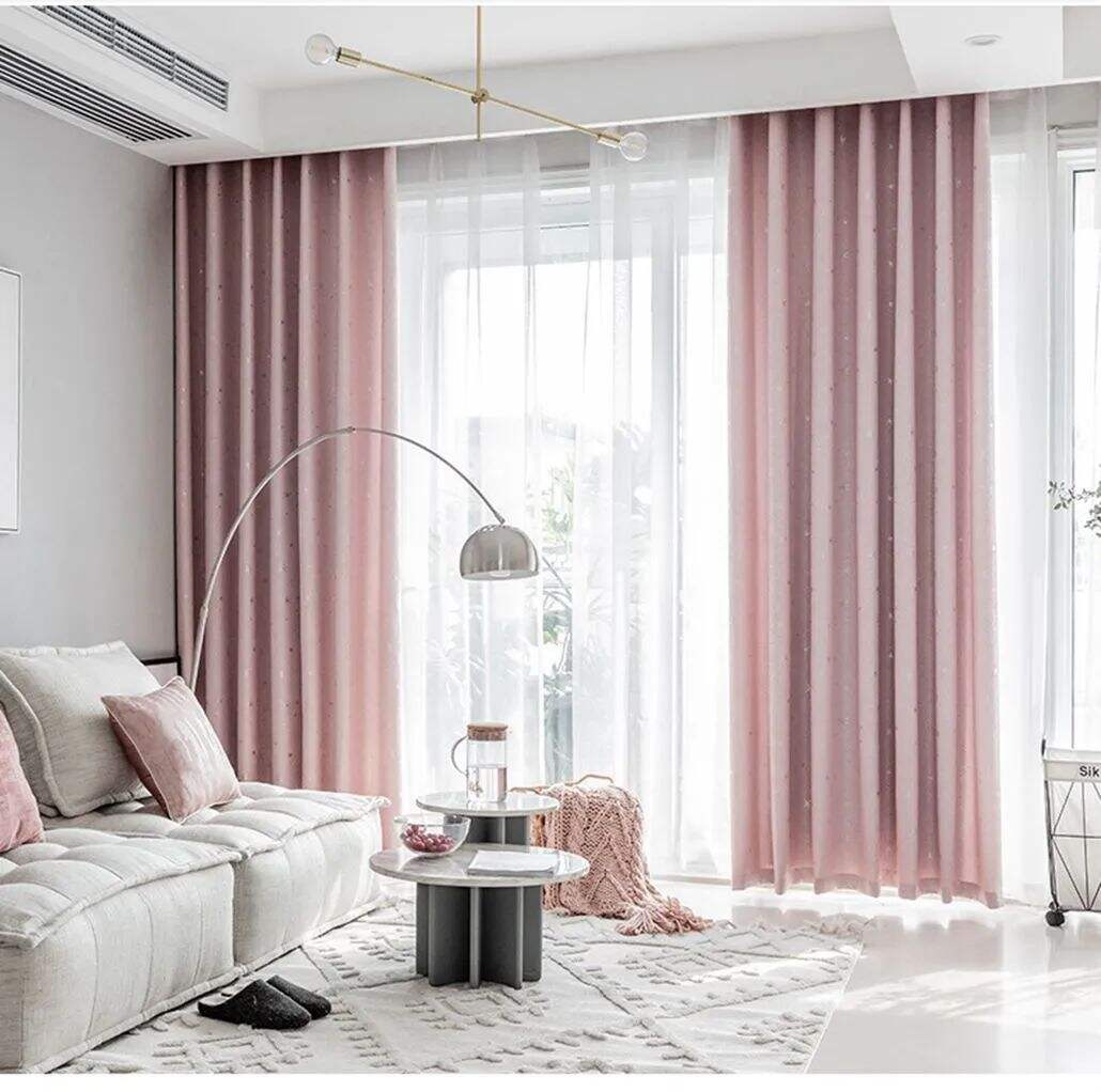 Foulola: Linen Style Polyester Brushed Jacquard Curtain factory