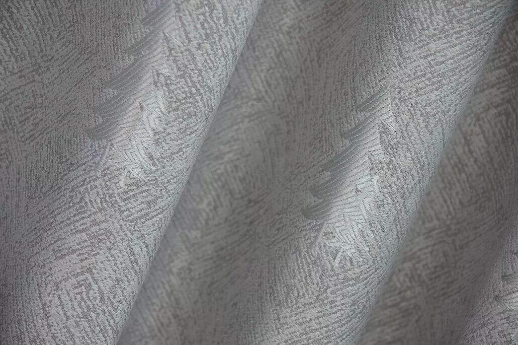 Foulola: Linen Style Polyester Brushed Jacquard Curtain factory