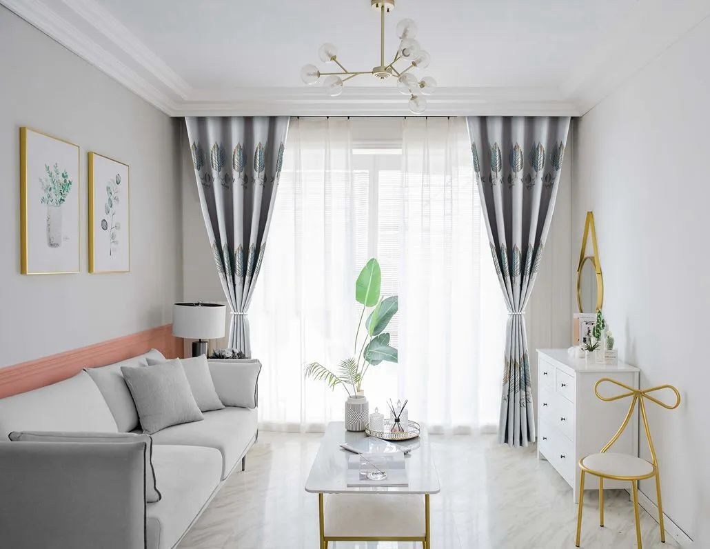 Foulola News:2.8/3.2m Width Jacquard Blackout Curtain 2201Series factory