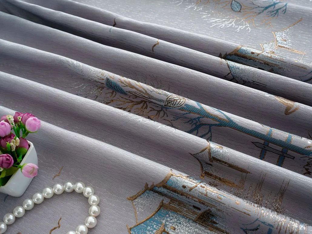Foulola News:2.8/3.2m Width Jacquard Blackout Curtain 2201Series factory