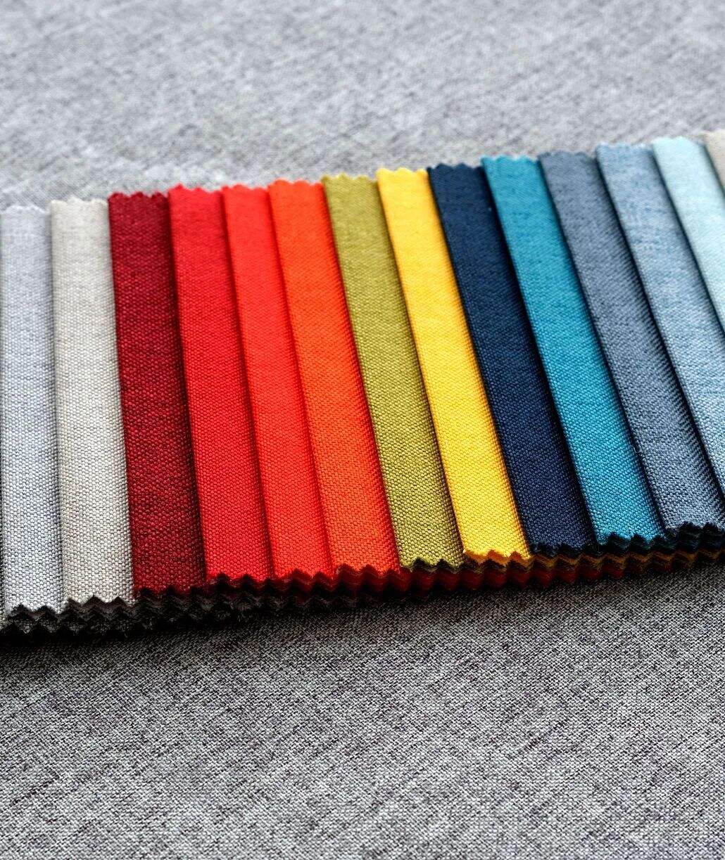 Foulola News:Plain Linen Sofa Fabric 07Series details