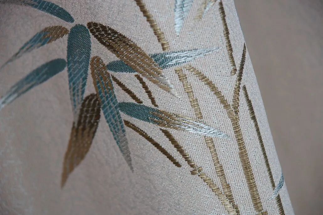Foulola News:2.8/3.2m Width Jacquard Blackout Curtain 2201Series details