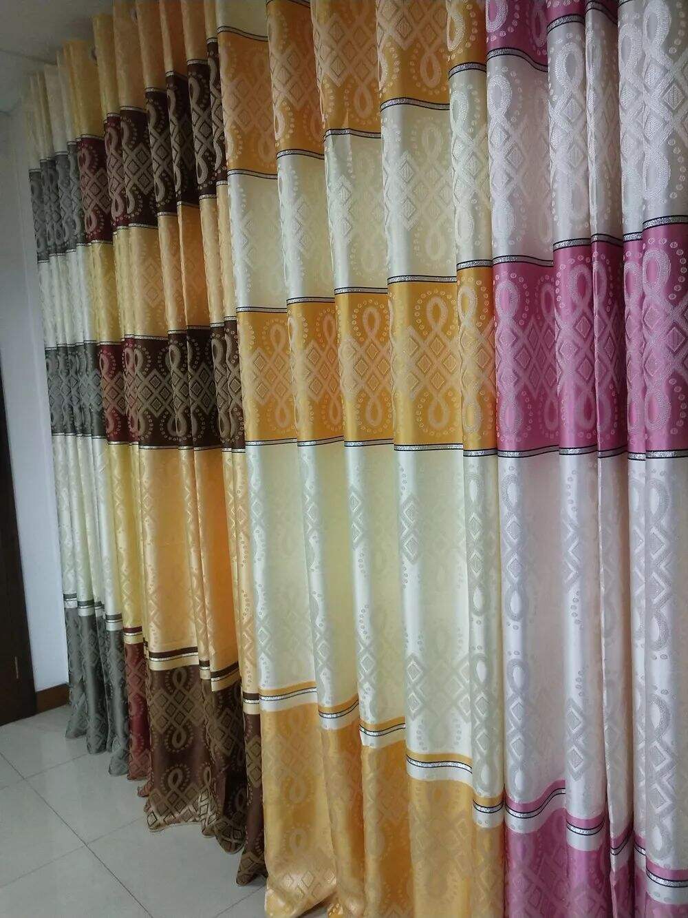 2.8m Width, Jacquard Curtain Fabric, 178gsm 500g/m supplier
