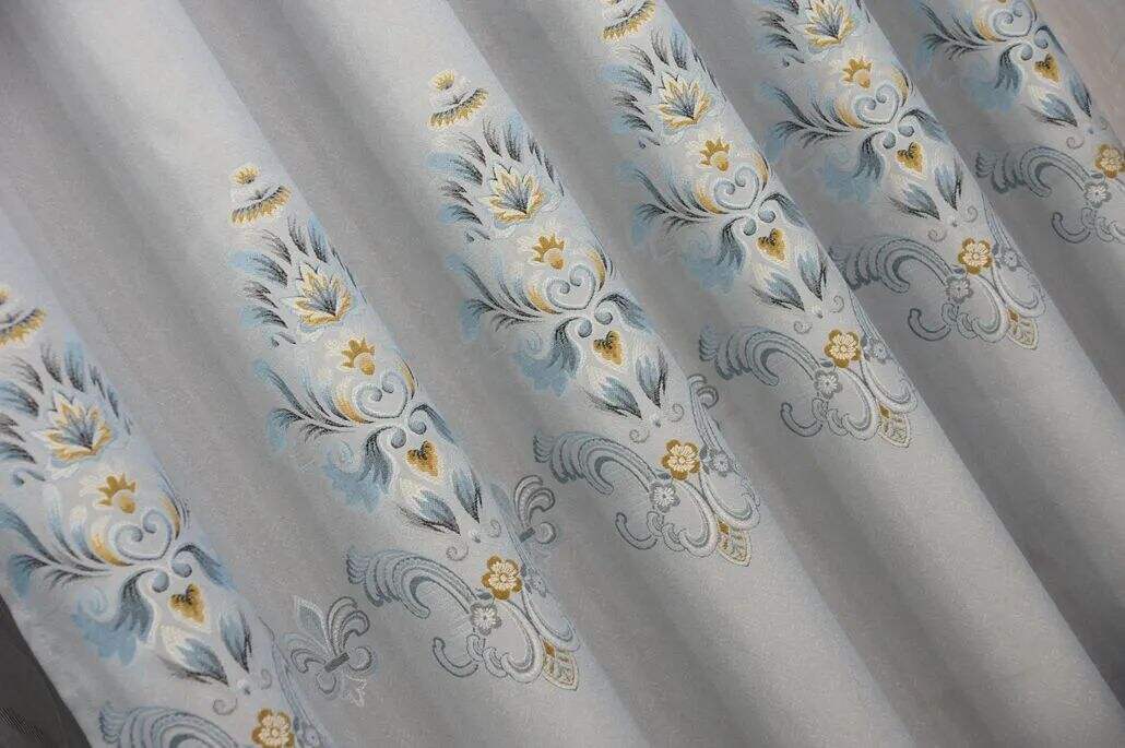 Foulola News: 3.3m Width Jacquard Curtain details