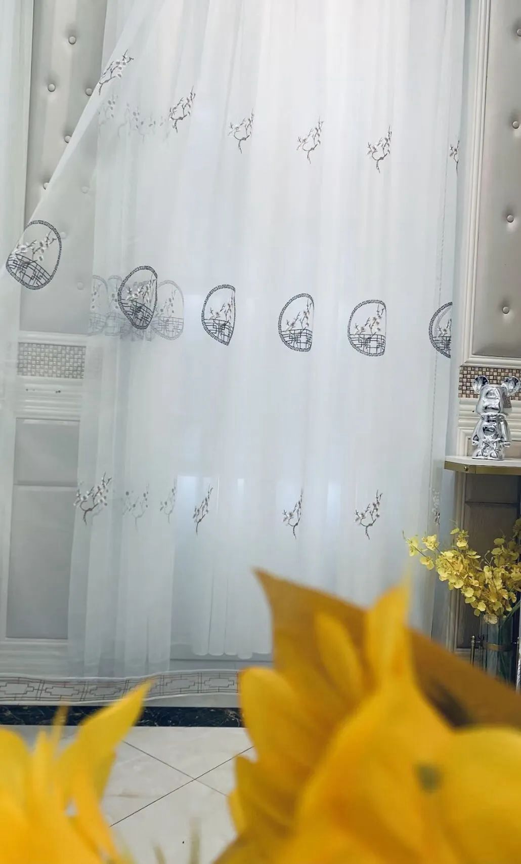 Foulola News: QCTHL/CBGZ/CHY/QKWL/MHC/XXXY# Embroidery Sheers manufacture