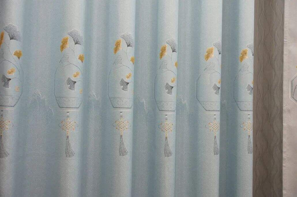 Foulola News: 3.3m Width Jacquard Curtain factory