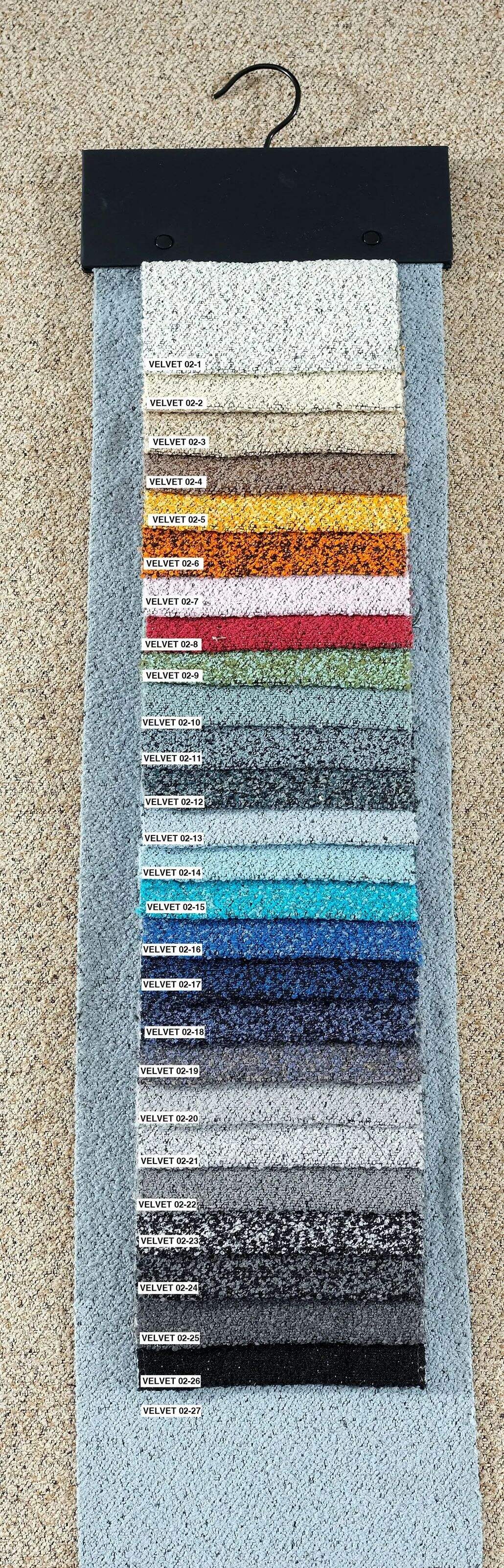 Foulola News：Plain Velvet Sofa Fabric, Velvet- 02 supplier