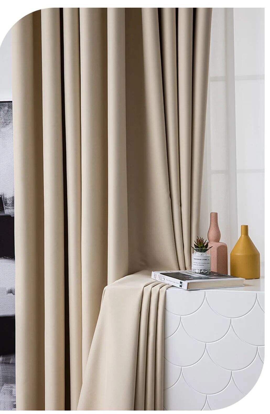Foulola News:1958# Foulola the 1st Natural 100% Blackout Curtain details