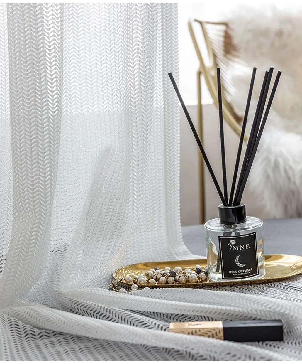 Foulola: YGS & BGLL Sheer Curtain details