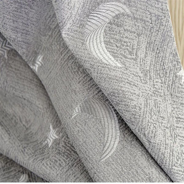 Innovation in Jacquard Curtains Blue