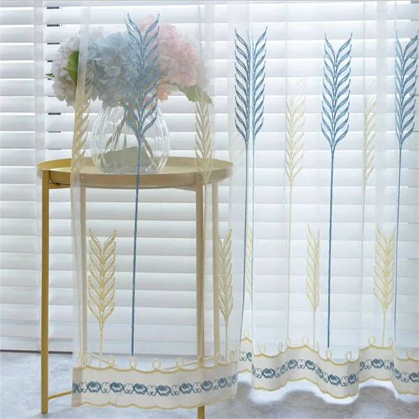 Using Sheer which is embroidered Curtains