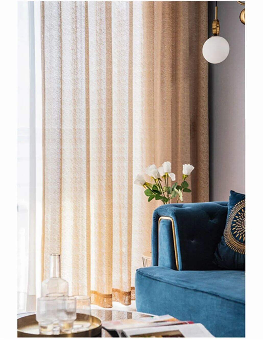 Foulola News: NC Series/ White BSDS# Sheer Curtain manufacture