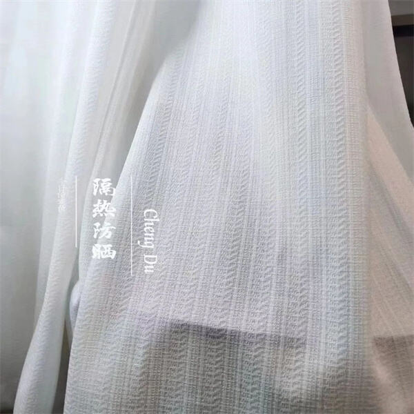 Security of White Thick Curtains