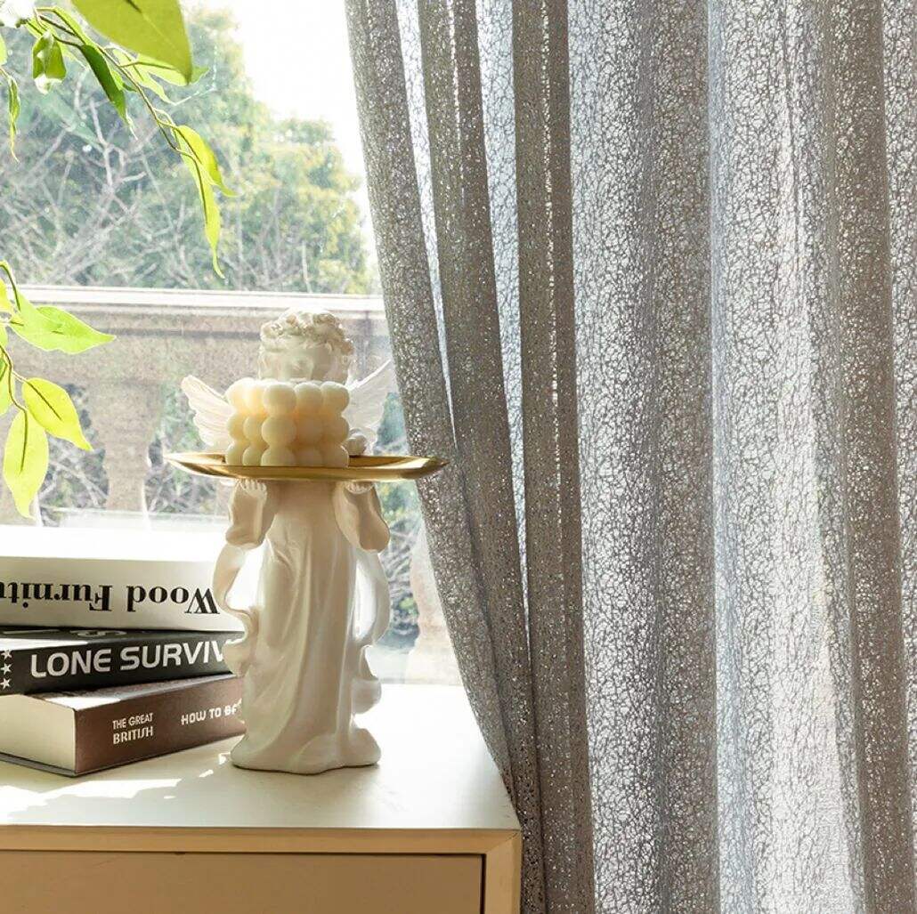 Foulola News: NC Series/ White BSDS# Sheer Curtain factory