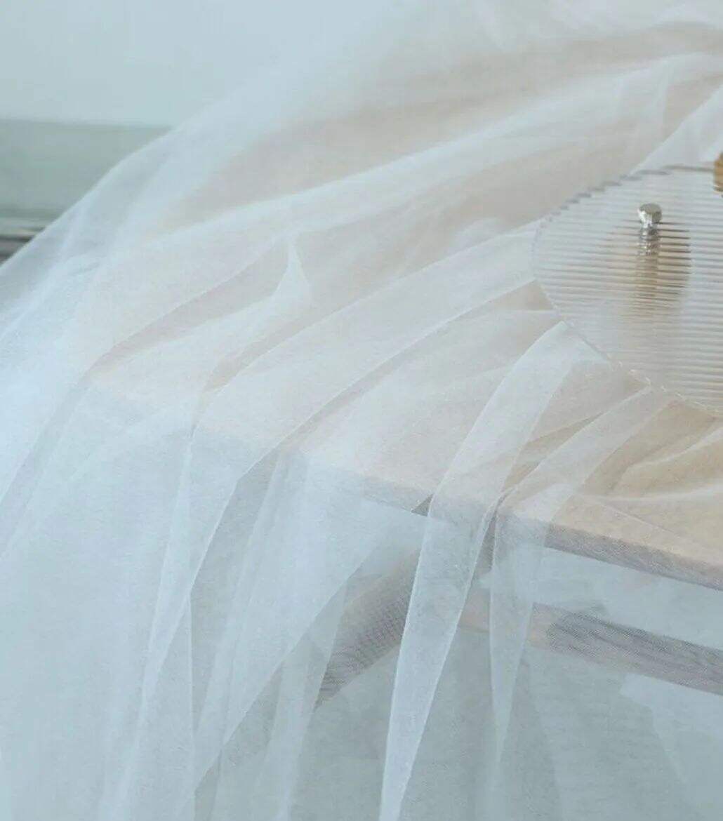 Foulola News: NC Series/ White BSDS# Sheer Curtain details