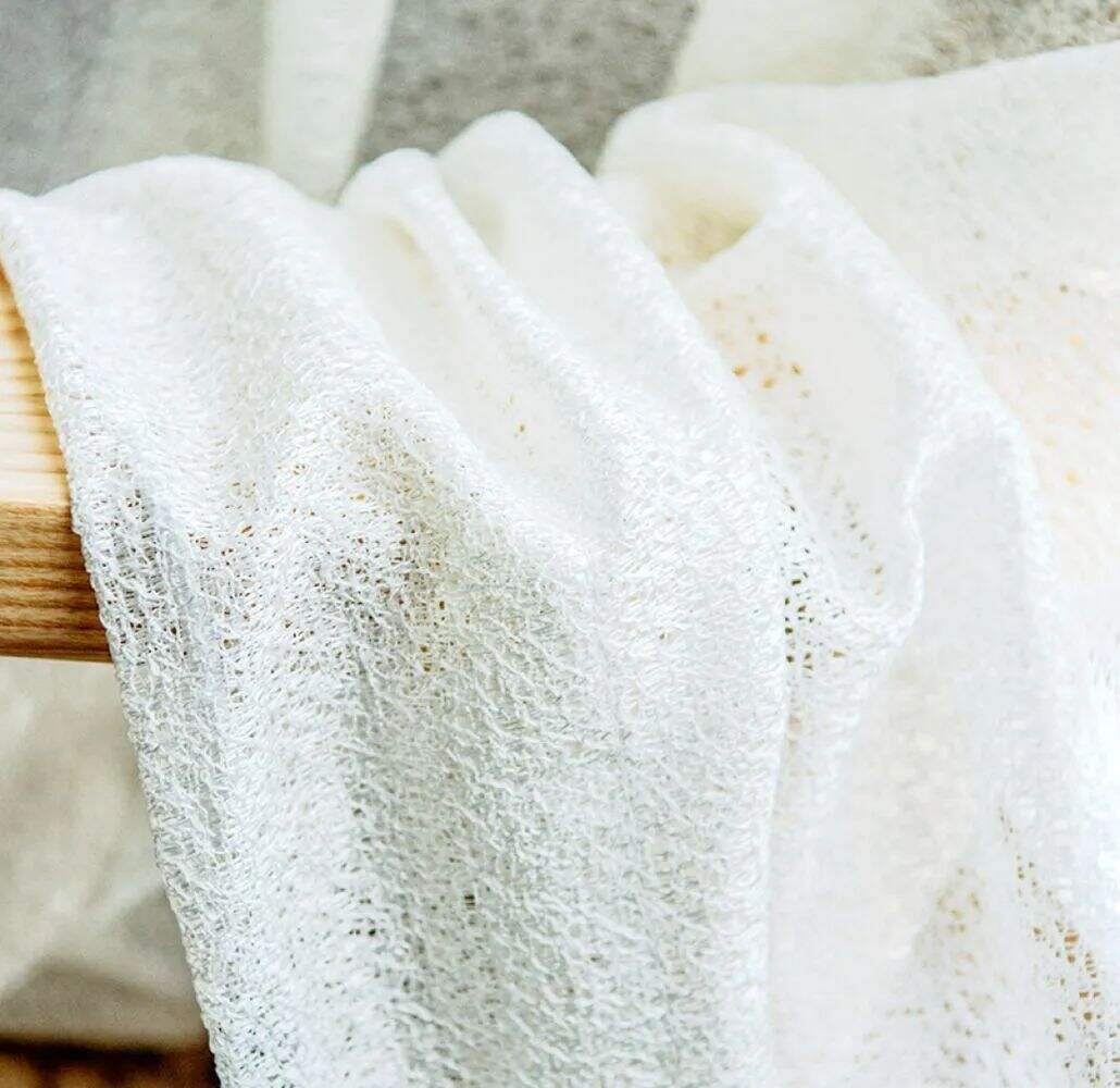 Foulola News: NC Series/ White BSDS# Sheer Curtain details