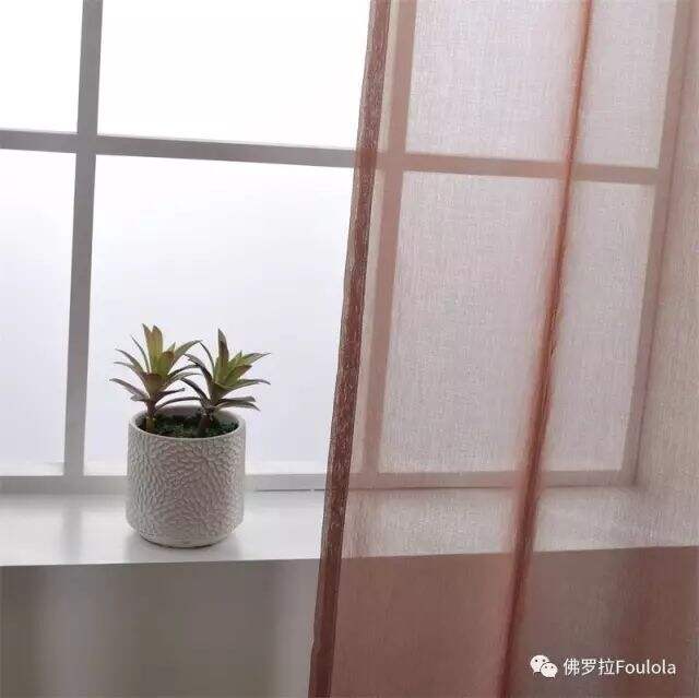 Printed Linen Curtain Net factory