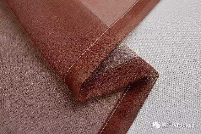Printed Linen Curtain Net details