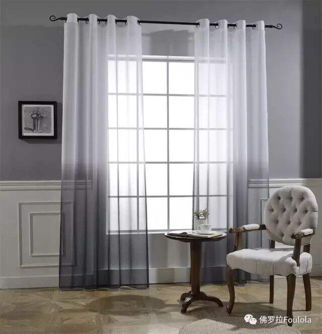 Printed Linen Curtain Net factory