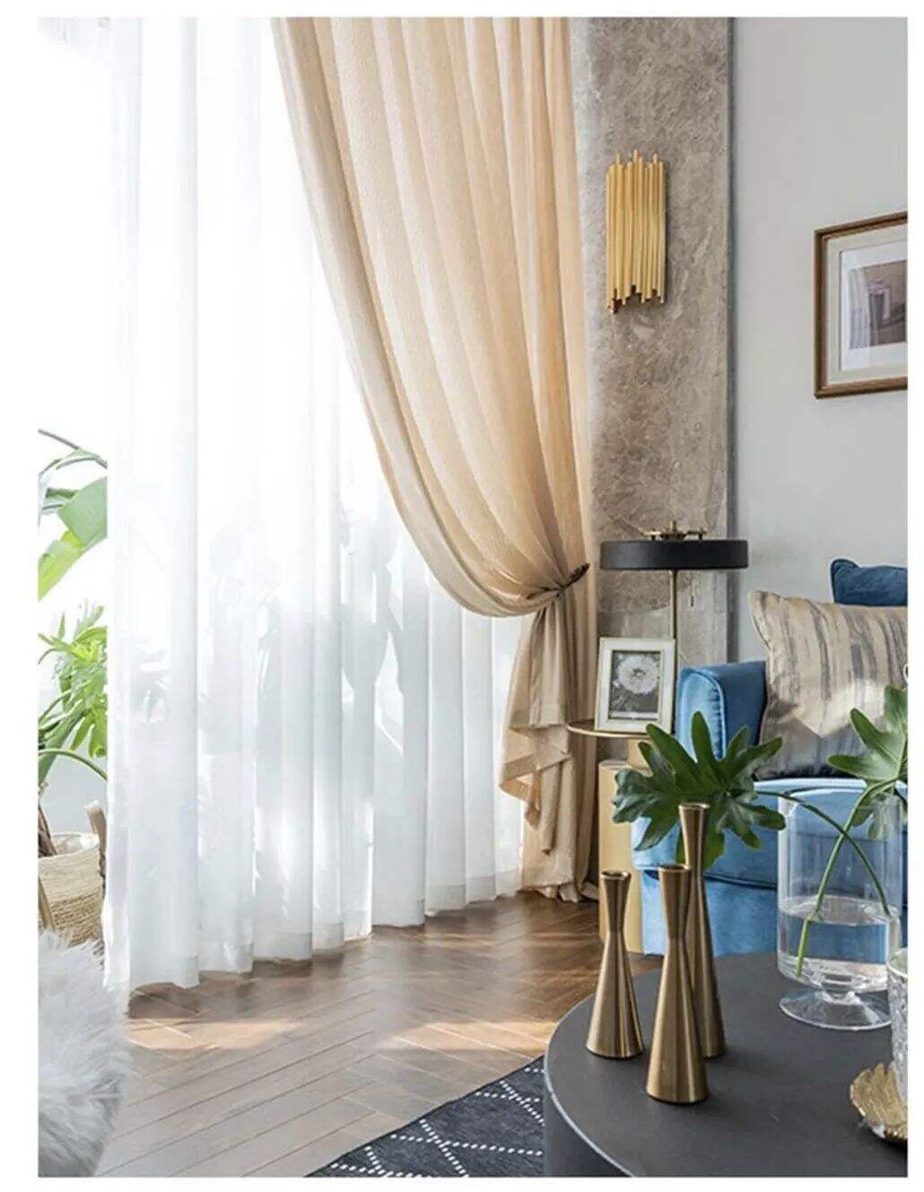 Foulola: YGS & BGLL Sheer Curtain details