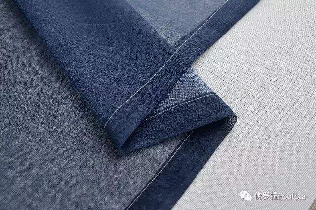 Printed Linen Curtain Net details