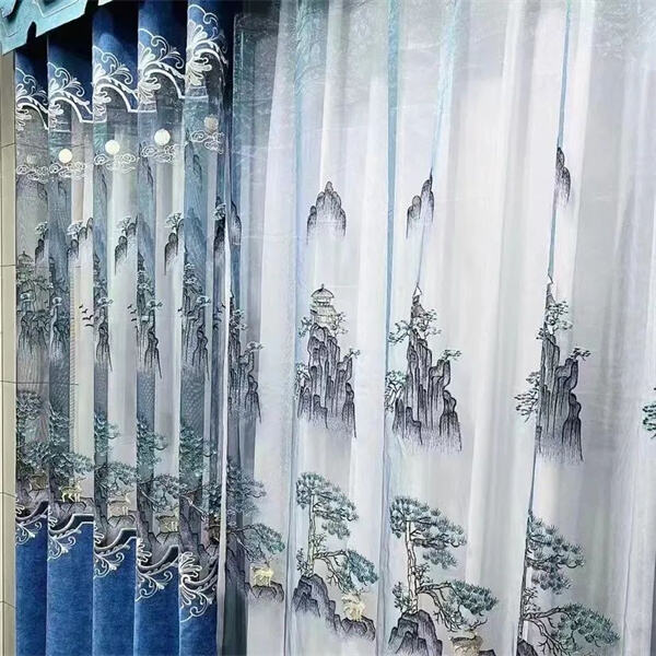 Tạo nên bầu không khí tuyệt đẹp với rèm cửa thêu theo yêu cầu.