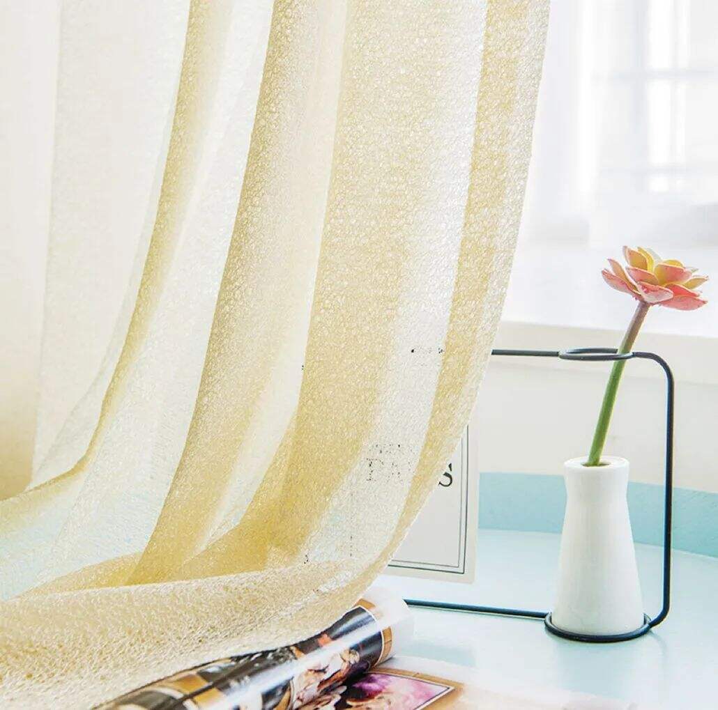 Foulola News: NC Series/ White BSDS# Sheer Curtain factory