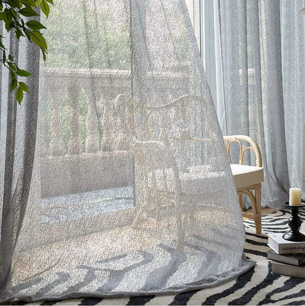 Foulola News: NC Series/ White BSDS# Sheer Curtain details