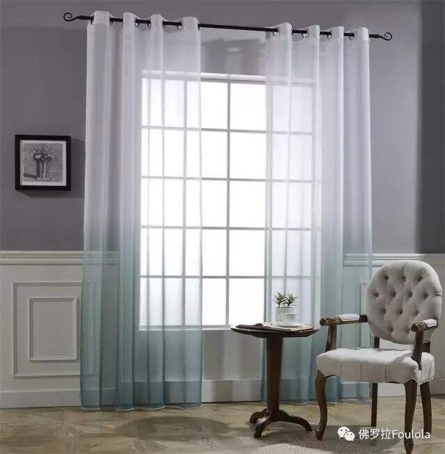 Printed Linen Curtain Net factory