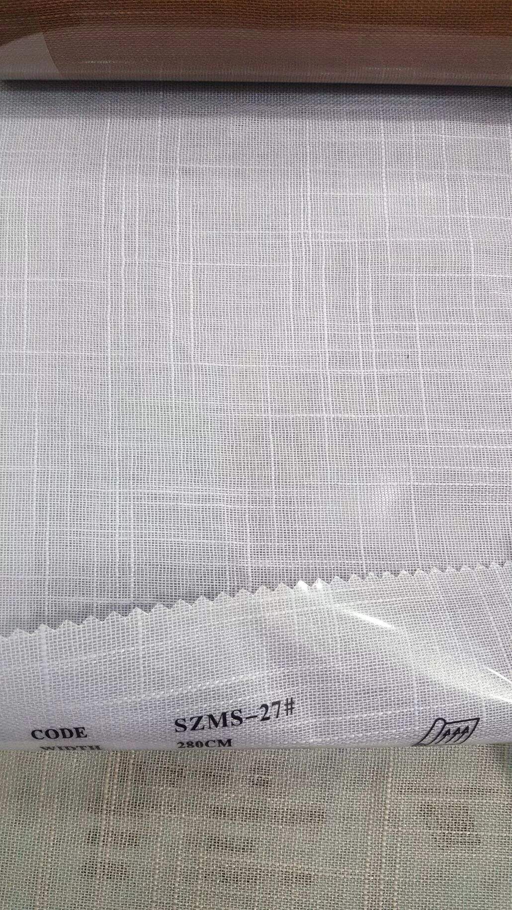 Foulola News: SZMS# Series, Cotton/ Polyester Sheer Curtain factory
