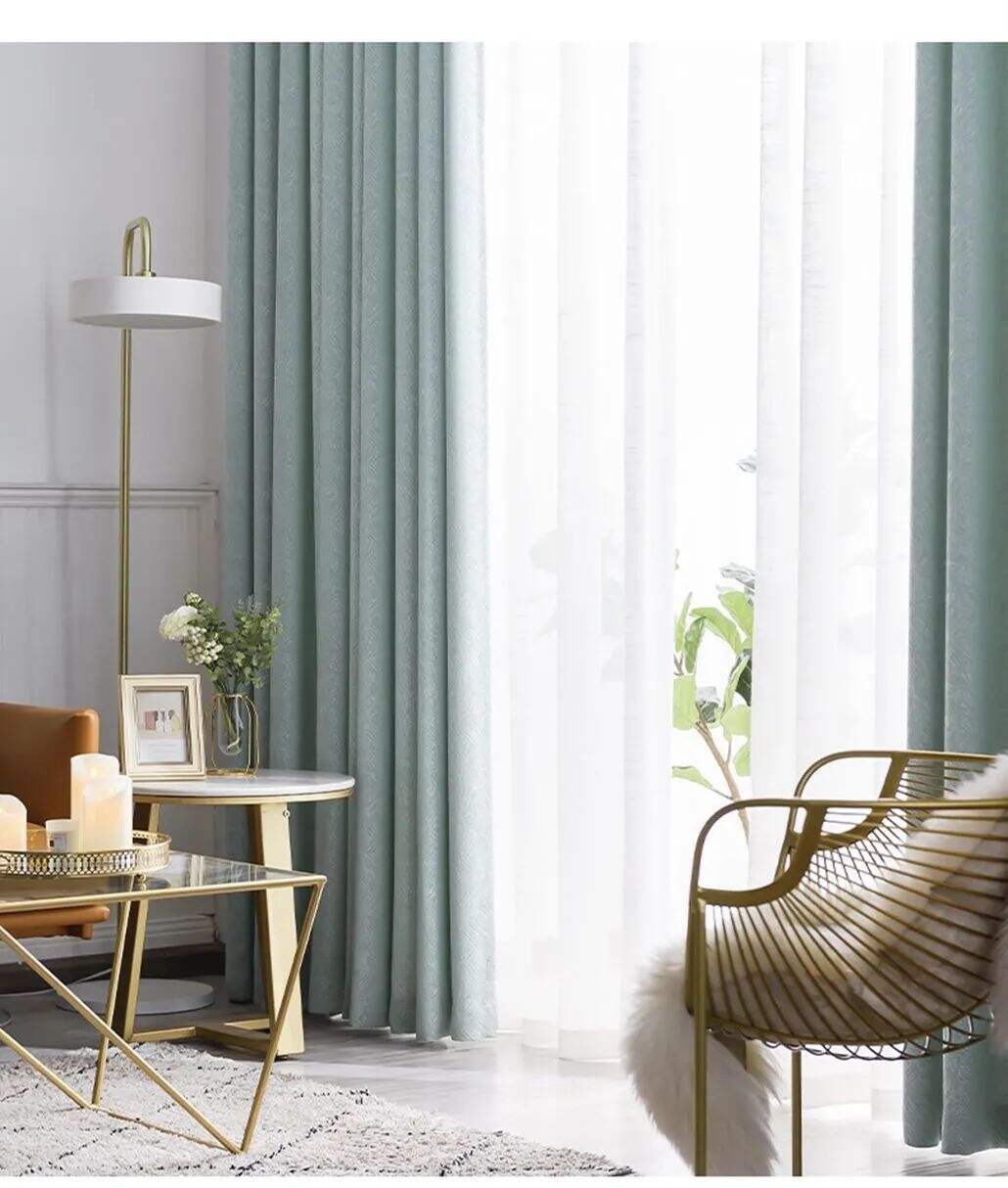 Foulola News: Soft Blackout Jacquard Curtain Fabric ZSMR2018# manufacture