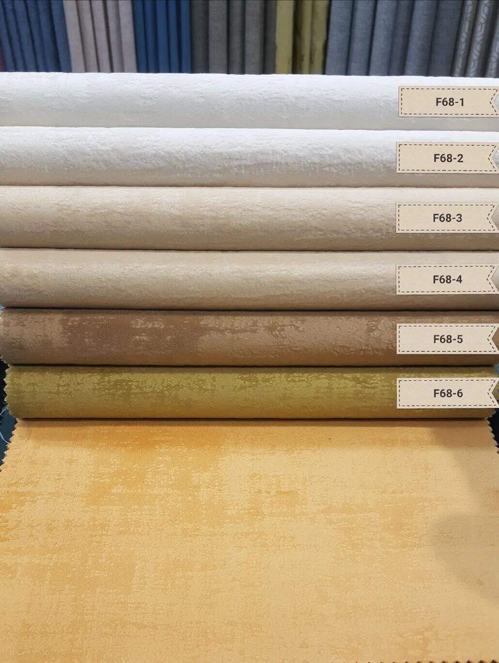 Foulola News：Velvet 68# Series, Dull(Matt) Face Sofa fabric supplier