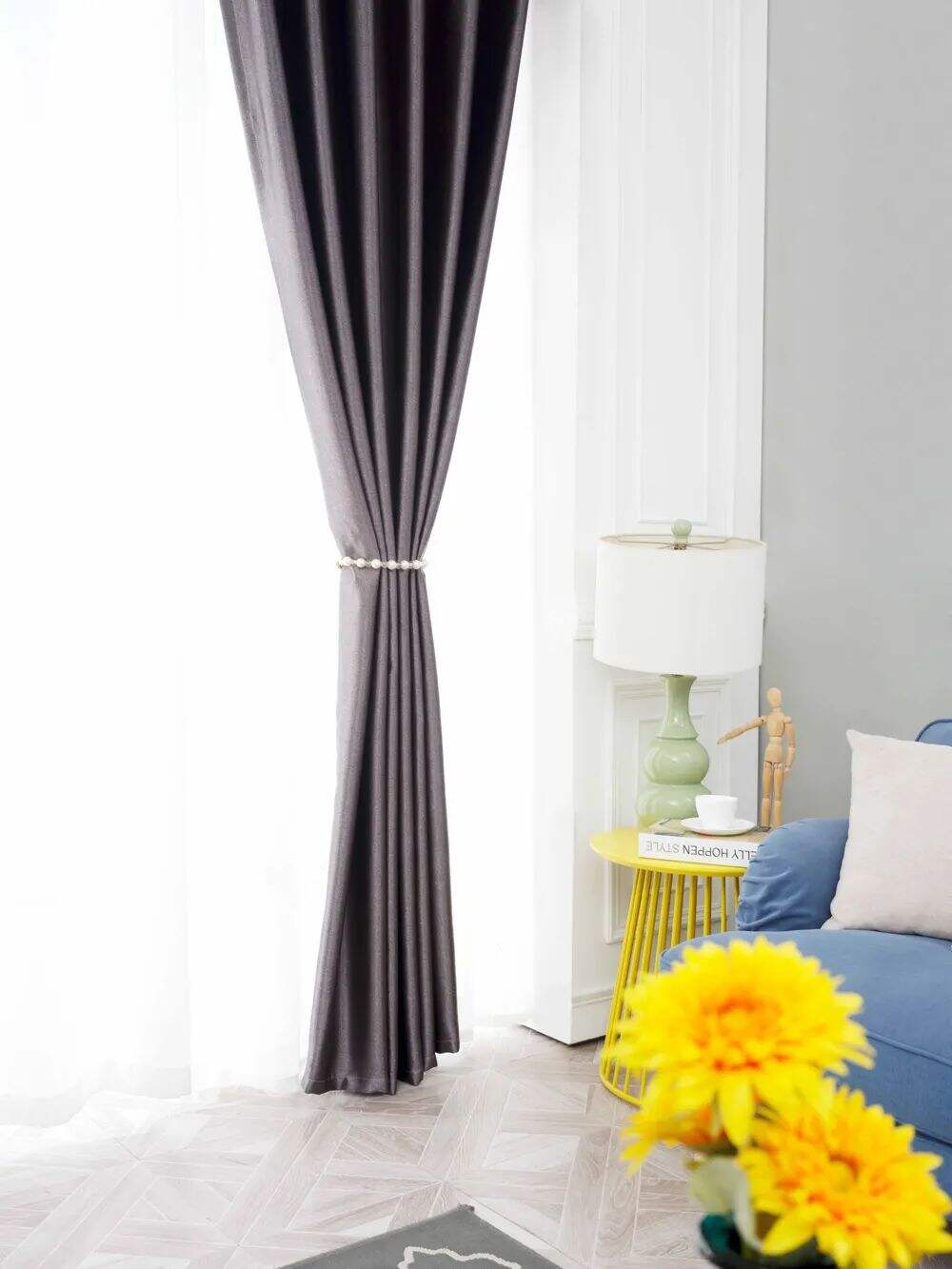 10 Foulola News: 2.8m DY/34# Series, Embossed Linen Style Blackout details
