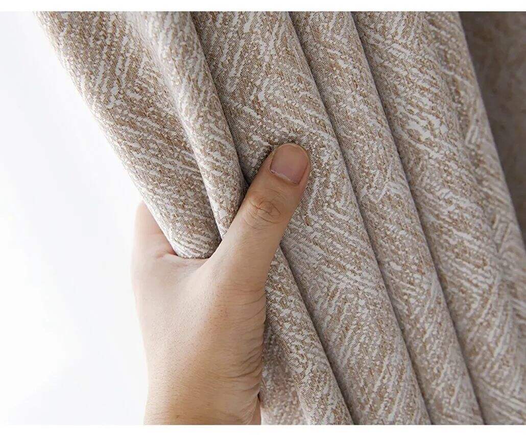 Foulola News: Soft Blackout Jacquard Curtain Fabric ZSMR2018# factory