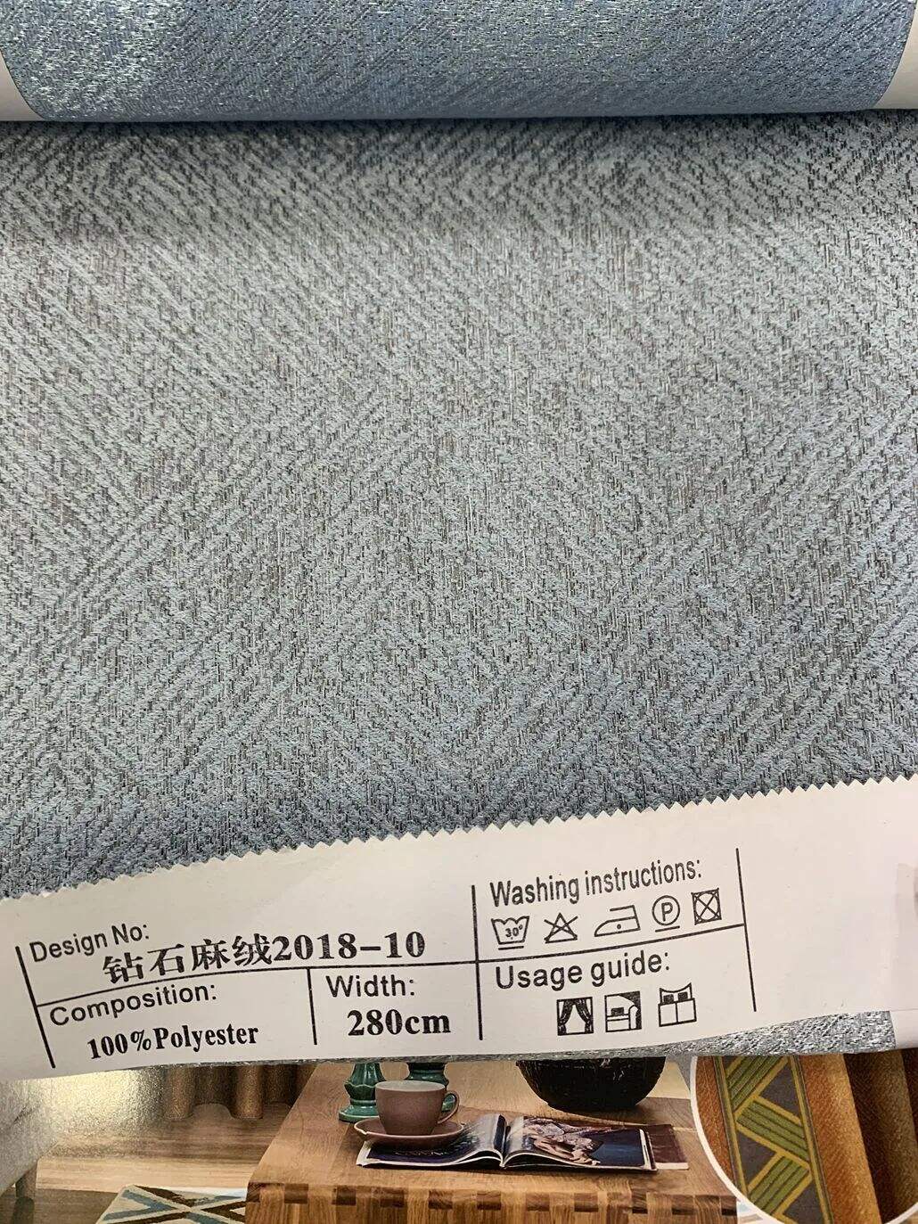 Foulola News: Soft Blackout Jacquard Curtain Fabric ZSMR2018# factory