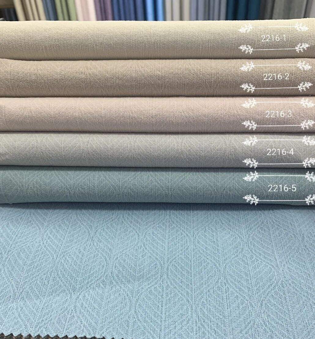 Foulola News:SFL2216# Luxury Jacquard Linen Style Curtain Fabric supplier