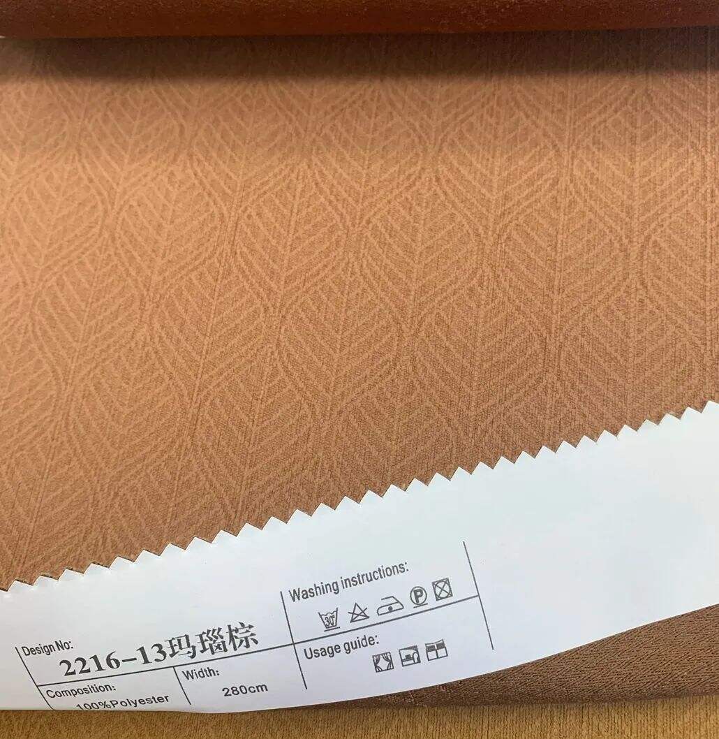 Foulola News:SFL2216# Luxury Jacquard Linen Style Curtain Fabric supplier