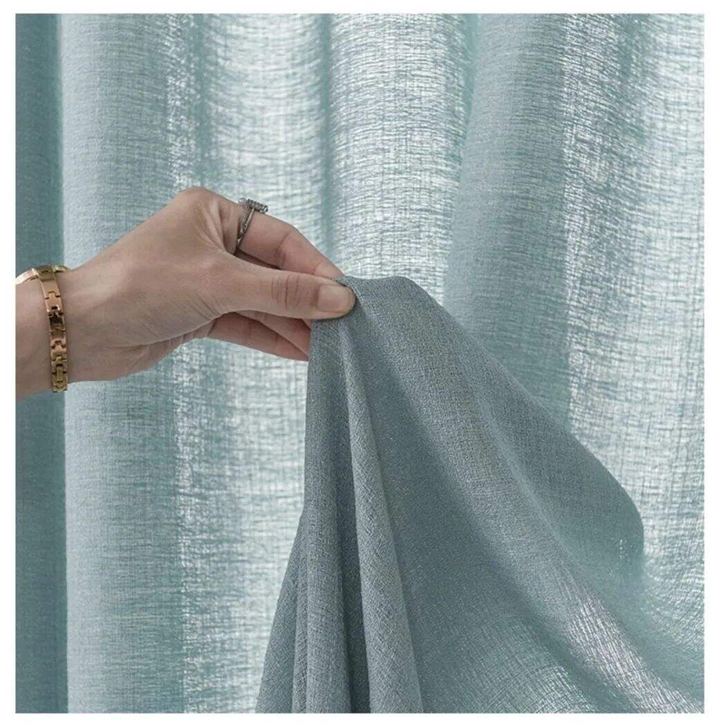 Foulola: LMS# Colorful Thick Linen，170gsm details
