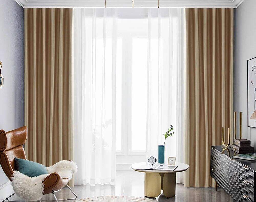 45 Foulola News: 2.8m DY/34# Series, Embossed Linen Style Blackout manufacture