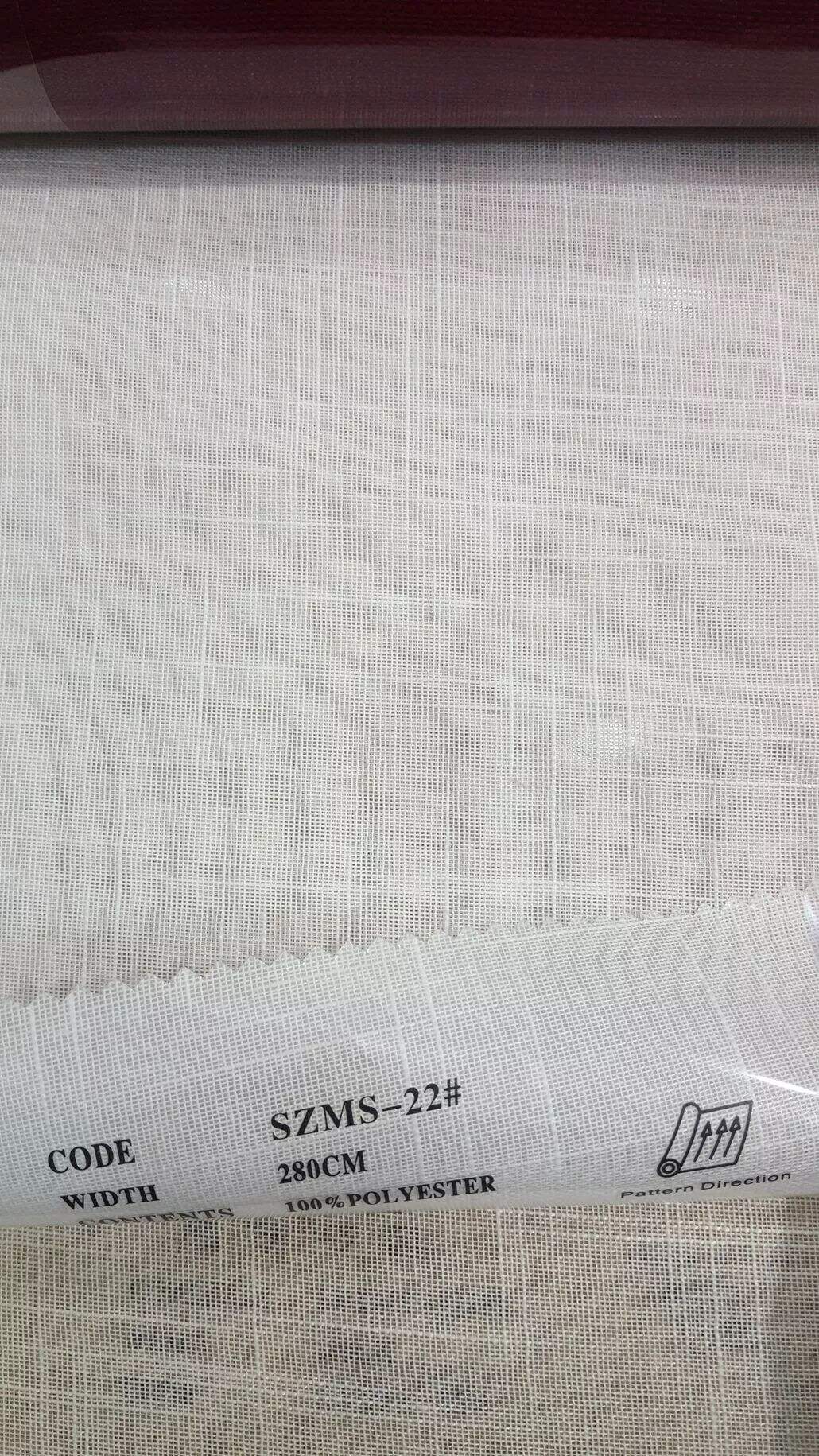 Foulola News: SZMS# Series, Cotton/ Polyester Sheer Curtain manufacture