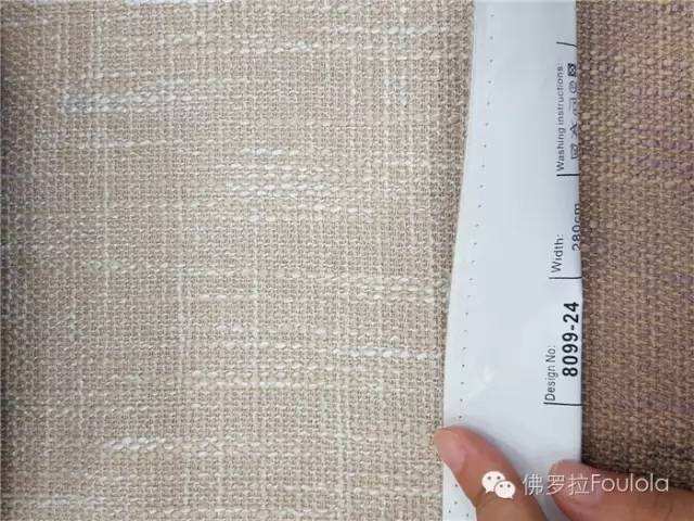 8099 Series Polyester/ Cotton Linen Curtain Fabric factory