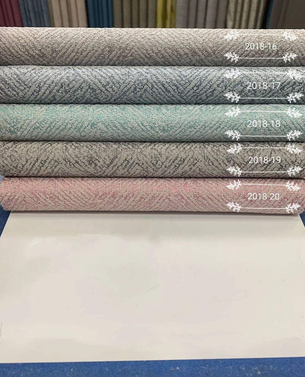 Foulola News: Soft Blackout Jacquard Curtain Fabric ZSMR2018# details